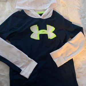 Youth Under Armour Hooded Shirt Sz Small